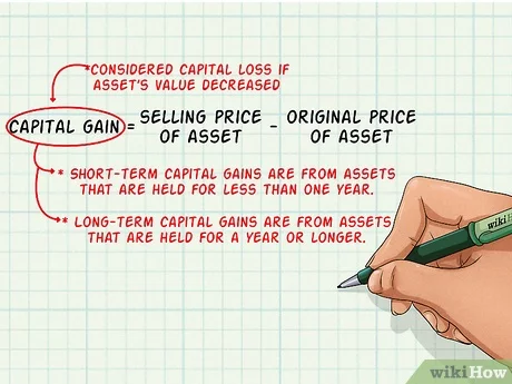 como puedo calcular el impuesto sobre las ganancias de capital en el pais