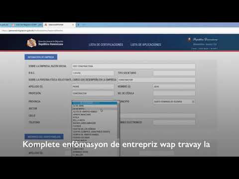 como puedo solicitar un permiso de trabajo en republica dominicana