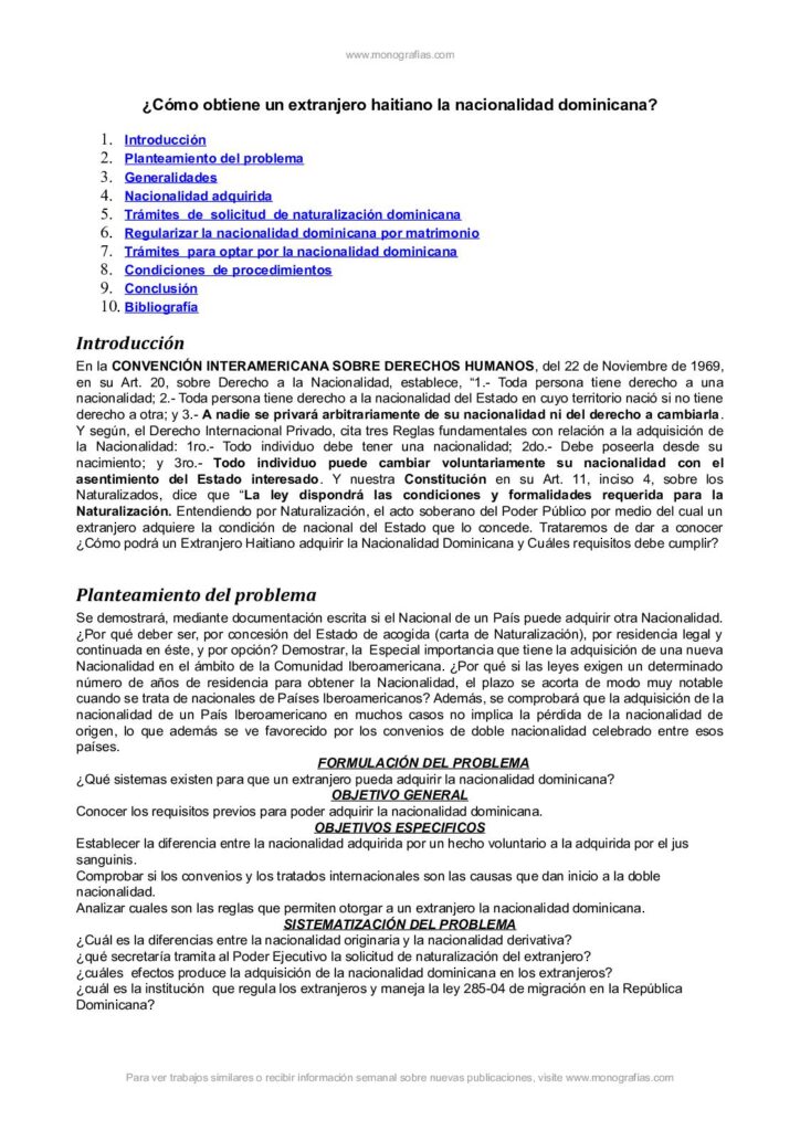 cuales son los pasos para solicitar la nacionalidad dominicana