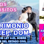 cuales son los tramites para obtener una licencia de matrimonio en republica dominicana