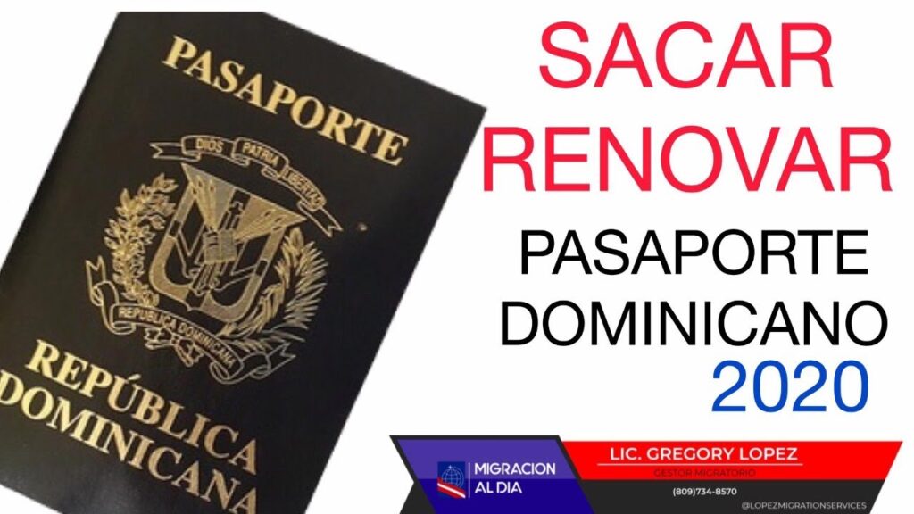 que debo hacer para renovar mi pasaporte dominicano