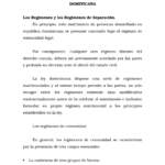 Cuáles son los regímenes matrimoniales en República Dominicana