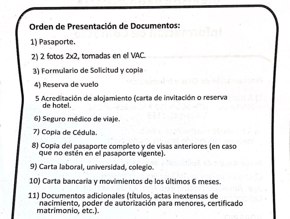 requisitos visa schengen desde republica dominicana