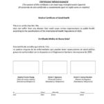 Certificado médico para visa estudiante en RD