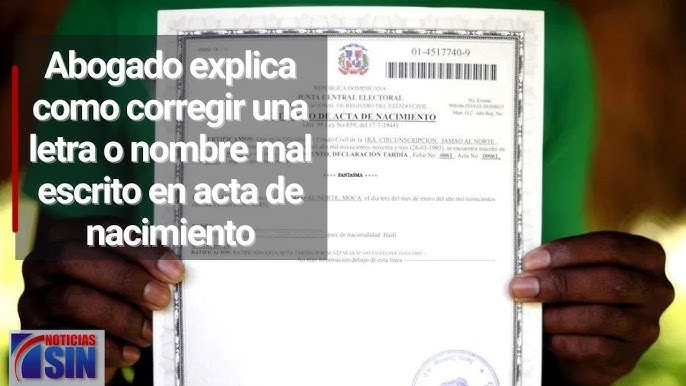 Cómo rectificar un apellido en república dominicana - Cómo rectificar un
