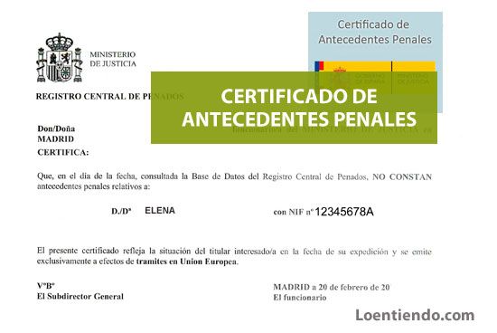 Certificado de antecedentes penales por internet rd - Certificado de antecedentes