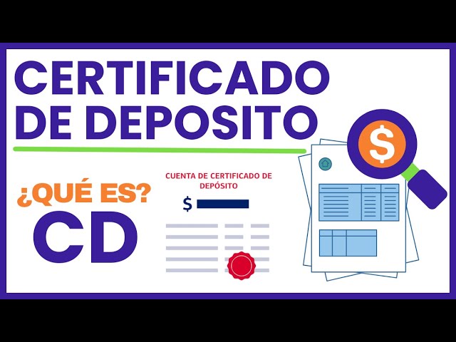 Certificado de deposito a la vista - Certificado de deposito