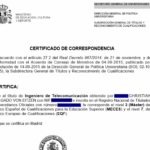 Certificado de grado de titulo universidad rd