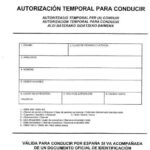 Certificado de licencia de conducir digitalizado