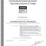 Certificado de seguridad y salud en el trabajo