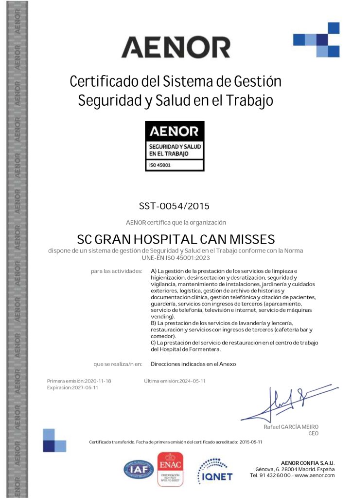 Certificado de seguridad y salud en el trabajo - Certificado de seguridad