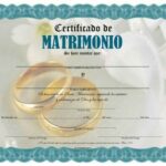 Certificados de matrimonio gratis para imprimir