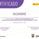 Ministerio de educacion certificado de bachiller