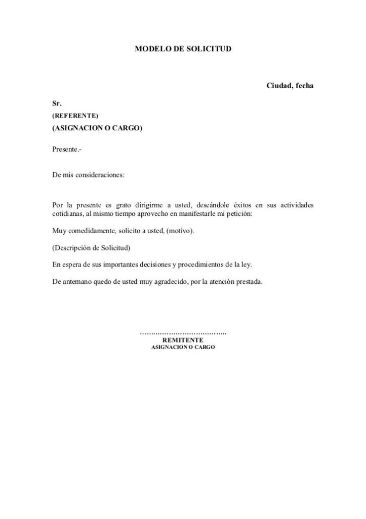 Modelo de carta solicitud de certificado de titulo - Modelo de carta