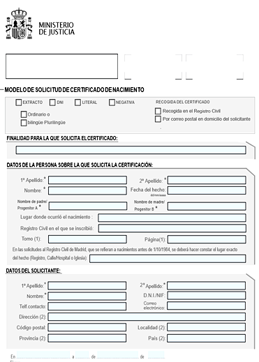 Requisitos para sacar acta de nacimiento certificada - Requisitos para sacar